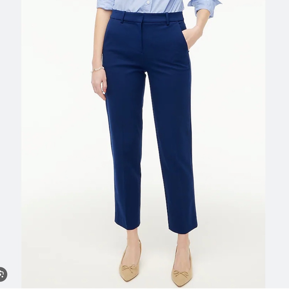 J crew New Kallie pants size 0 nwot antique navy straight leg dress pants